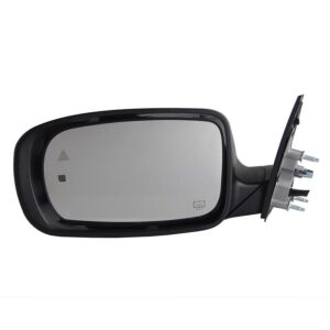 Mirrors for DODGE CHARGER 2011-2019 Driver Side, Manual Folding, Power Adjustment, Heated, Paintable to Match, CH1320453