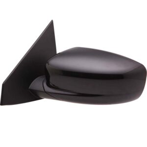 Mirrors for DODGE DART 2013-2015 Driver Side, Manual Folding, Power Adjustment, Non-Heated, Paintable to Match, CH1320363