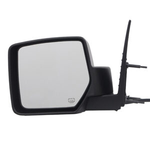 Mirrors for JEEP LIBERTY 2008-2012 Driver Side, Manual Folding, Power Adjustment, Heated, Texture, CH1320287
