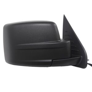 Mirrors for JEEP LIBERTY 2008-2012 Passenger Side, Manual Folding, Power Adjustment, Heated, Texture, CH1321287