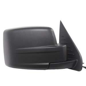 Mirrors for JEEP LIBERTY 2008-2012 Passenger Side, Manual Folding, Power Adjustment, Heated, Texture, CH1321371