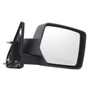 Mirrors for JEEP PATRIOT 2007-2017 Passenger Side, Manual Folding, Manual Adjustment, Non-Heated, Texture, CH1321281