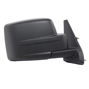 Mirrors for JEEP PATRIOT 2007-2017 Passenger Side, Manual Folding, Power Adjustment, Non-Heated, Texture, CH1321282