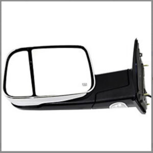 Mirrors for DODGE DODGE PU 2009-2012 Driver Side, Manual Folding, Power Adjustment, Non-Heated, Chrome, CH1320320