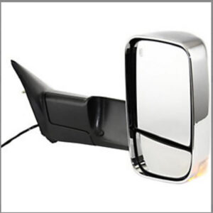 Mirrors for DODGE DODGE PU 2009-2012 Passenger Side, Manual Folding, Power Adjustment, Non-Heated, Chrome, CH1321320