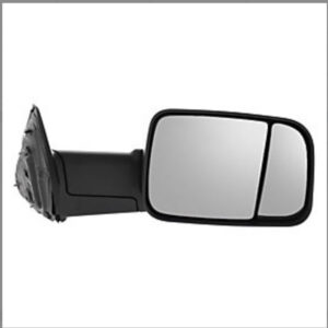 Mirrors for DODGE DODGE PU 2009-2012 Passenger Side, Manual Folding, Manual Adjustment, Non-Heated, Texture, CH1321314