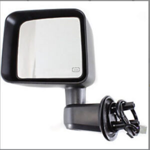 Mirrors for JEEP WRANGLER 2011-2013 Driver Side, Manual Folding, Power Adjustment, Heated, Texture, CH1320319