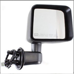 Mirrors for JEEP WRANGLER 2011-2013 Passenger Side, Manual Folding, Power Adjustment, Heated, Texture, CH1321319