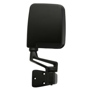 Mirrors for JEEP WRANGLER 1987-2002 Driver Side, Manual Folding, Manual Adjustment, Non-Heated, Paintable to Match, CH1320102