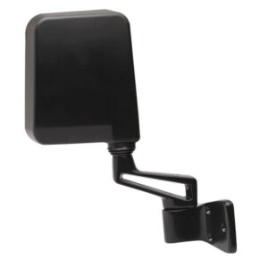 Mirrors for JEEP WRANGLER 1987-2002 Passenger Side, Manual Folding, Manual Adjustment, Non-Heated, Paintable to Match, CH1321102