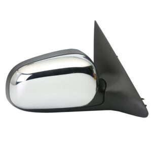 Mirrors for FORD CROWN VICTORIA 1998-2011 Passenger Side, Manual Folding, Power Adjustment, Non-Heated, Chrome, FO1321415