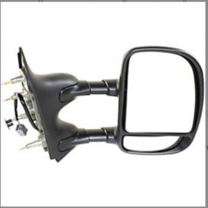 Mirrors for FORD ECONOLINE 2002-2008 Passenger Side, Manual Folding, Power Adjustment, Non-Heated, Texture, FO1321237