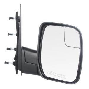 Mirrors for FORD ECONOLINE 2010-2014 Passenger Side, Manual Folding, Manual Adjustment, Non-Heated, Texture, FO1321395