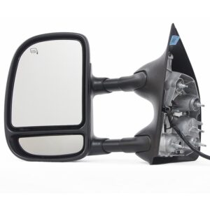 Mirrors for FORD EXCURSION 2000-2005 Driver Side, Manual Folding, Power Adjustment, Heated, Texture, FO1320218