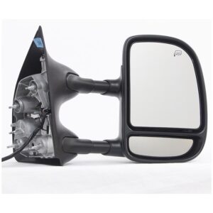 Mirrors for FORD EXCURSION 2000-2005 Passenger Side, Manual Folding, Power Adjustment, Heated, Texture, FO1321218