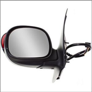 Mirrors for FORD EXPEDITION 2000-2002 Driver Side, Manual Folding, Power Adjustment, Heated, Paintable to Match, FO1320231