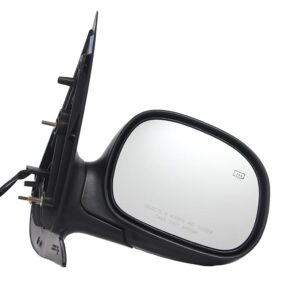 Mirrors for FORD EXPEDITION 1997-2002 Passenger Side, Manual Folding, Power Adjustment, Heated, Texture, NONE