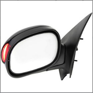 Mirrors for FORD FORD PU 2001-2003 Driver Side, Manual Folding, Power Adjustment, Non-Heated, Paintable to Match, FO1320223