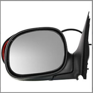 Mirrors for FORD FORD PU 1997-2004 Driver Side, Manual Folding, Power Adjustment, Non-Heated, Paintable to Match, FO1320221