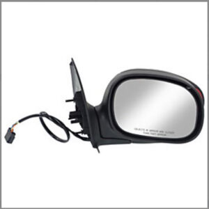 Mirrors for FORD FORD PU 1997-2004 Passenger Side, Manual Folding, Power Adjustment, Non-Heated, Paintable to Match, FO1321221