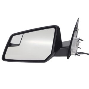Mirrors for GMC ACADIA 2009-2017 Driver Side, Manual Folding, Power Adjustment, Heated, Paintable to Match, GM1320383