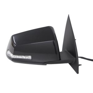 Mirrors for GMC ACADIA 2009-2017 Passenger Side, Manual Folding, Power Adjustment, Heated, Paintable to Match, GM1321383
