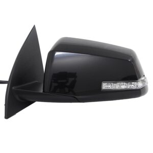 Mirrors for GMC ACADIA 2008-2012 Driver Side, Power Folding, Power Adjustment, Heated, Texture, GM1320402
