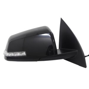 Mirrors for GMC ACADIA 2008-2012 Passenger Side, Power Folding, Power Adjustment, Heated, Texture, GM1321402
