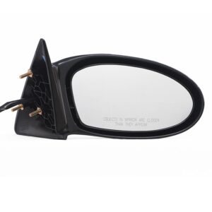 Mirrors for PONTIAC GRAND AM 2002-2005 Passenger Side, Non-Folding, Power Adjustment, Non-Heated, Paintable to Match, GM1321257