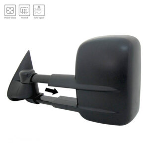 Mirrors for CHEVROLET SILVERADO 2003-2007 Driver Side, Manual Folding, Power Adjustment, Heated, Texture, GM1320355