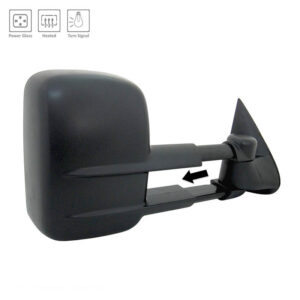 Mirrors for CHEVROLET SILVERADO 2003-2007 Passenger Side, Manual Folding, Power Adjustment, Heated, Texture, GM1321355