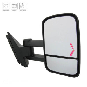 Mirrors for CHEVROLET SILVERADO 2007-2013 Passenger Side, Manual Folding, Power Adjustment, Heated, Texture, GM1321354