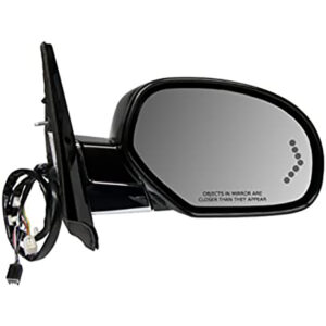 Mirrors for CHEVROLET SILVERADO 2007-2009 Passenger Side, Power Folding, Power Adjustment, Heated, NIL, GM1321324