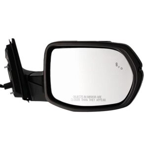 Mirrors for Honda CRV 2017-2022 Passenger Side, Manual Folding, Power Adjustment, Heated, Paintable to Match, HO1321318