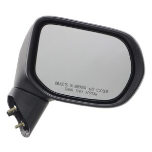 Mirrors for Honda Civic 2006-2011 Passenger Side, Manual Folding, Power Adjustment, Non-Heated, Paintable to Match, HO1321233
