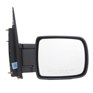 Mirrors for Honda ELEMENT 2003-2011 Passenger Side, Manual Folding, Manual Adjustment, Non-Heated, Paintable to Match, HO1321223