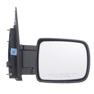 Mirrors for Honda ELEMENT 2003-2011 Passenger Side, Manual Folding, Power Adjustment, Non-Heated, Paintable to Match, HO1321222