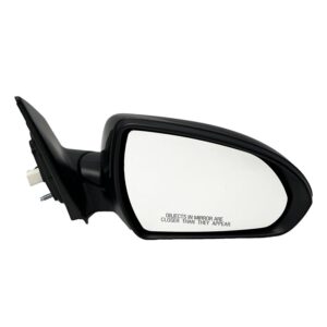 Mirrors for Hyundai ELANTRA 2017-2018 Passenger Side, Manual Folding, Power Adjustment, Heated, Paintable to Match, HY1321225
