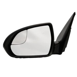 Mirrors for Hyundai ELANTRA 2017-2020 Driver Side, Manual Folding, Power Adjustment, Non-Heated, Paintable to Match, HY1320224