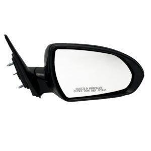 Mirrors for Hyundai ELANTRA 2017-2020 Passenger Side, Manual Folding, Power Adjustment, Non-Heated, Paintable to Match, HY1321224