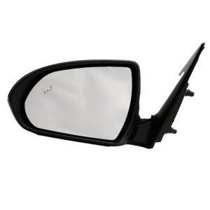 Mirrors for Hyundai ELANTRA 2017-2020 Driver Side, Manual Folding, Power Adjustment, Heated, Paintable to Match, HY1320226