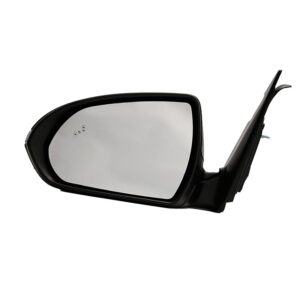 Mirrors for Hyundai ELANTRA 2017-2018 Driver Side, Manual Folding, Power Adjustment, Heated, Paintable to Match, HY1320232