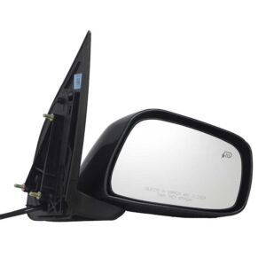Mirrors for Nissan PATHFINDER 2005-2012 Passenger Side, Manual Folding, Power Adjustment, Heated, Paintable to Match, NI1321201
