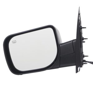 Mirrors for Nissan TITAN 2004-2015 Driver Side, Manual Folding, Power Adjustment, Heated, Texture, NI1320214