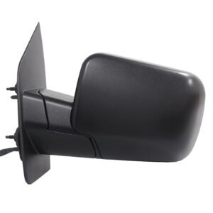 Mirrors for Nissan TITAN 2004-2015 Driver Side, Manual Folding, Power Adjustment, Heated, Texture, NI1320214