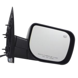 Mirrors for Nissan TITAN 2004-2015 Passenger Side, Manual Folding, Power Adjustment, Heated, Texture, NI1321214