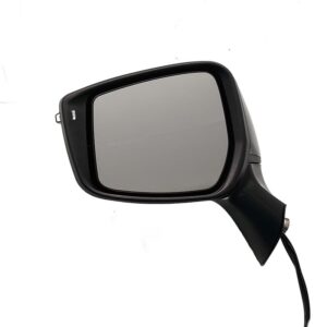Mirrors for Nissan VERSA NOTE 2015-2019 Driver Side, Manual Folding, Power Adjustment, Non-Heated, Paintable to Match, NI1320266
