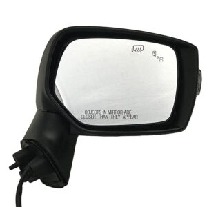 Mirrors for Subaru LEGACY 2015-2017 Passenger Side, Manual Folding, Power Adjustment, Heated, Paintable to Match, SU1321146