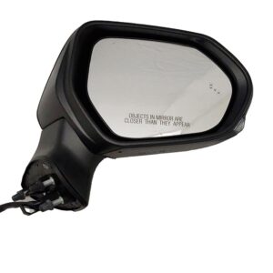 Mirrors for Toyota CAMRY 2018-2024 Passenger Side, Manual Folding, Power Adjustment, Heated, Paintable to Match, TO1321368