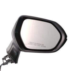 Mirrors for Toyota COROLLA 2020-2025 Passenger Side, Manual Folding, Power Adjustment, Non-Heated, Paintable to Match, TO1321391 (=COROLLA Hatchback 19-23)